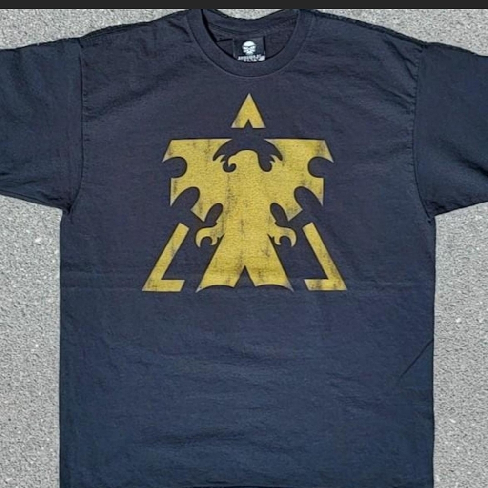 Vtg 2000s World of Warcraft Horde T-Shirt L Blizzard J!NX Y2K Gaming Promo - Picture 7 of 7
